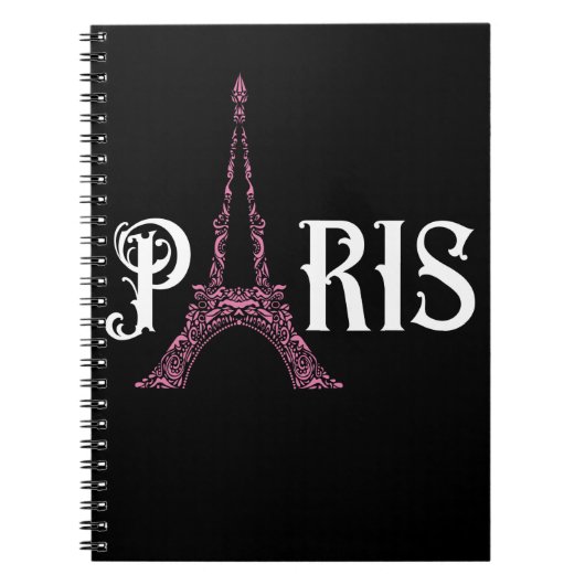 Eiffel Tower Women Love Paris France Notitieboek (Voorkant)