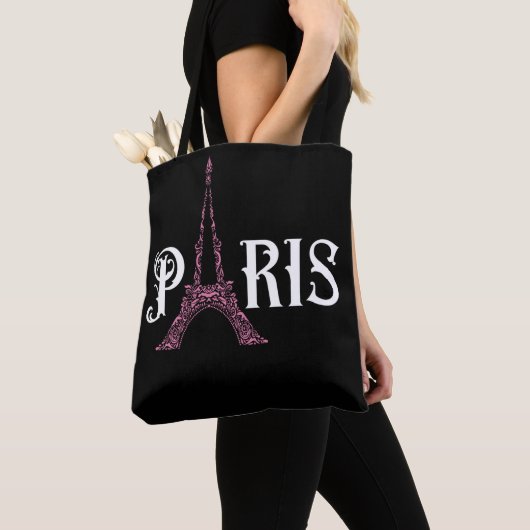 Eiffel Tower Women Love Paris France Tote Bag (Dichtbij)