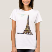 Eiffel Tower Women's T-Shirt (Voorkant)