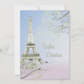 Eiffel Tower + Zwemelen Weddenschappen Kaart (Voorkant)