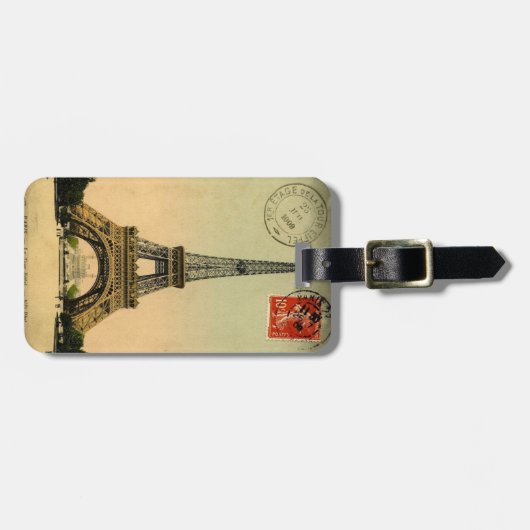  Eiffel    TowerParis Frankrijk - bagagelabel (Voorkant horizontaal)