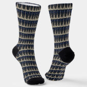 Eiffel Towers Crew Socks Sokken (Gebogen)