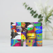 eiffelenkollage briefkaart (Staand voorkant)