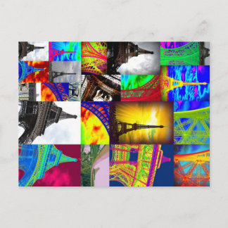 eiffelenkollage briefkaart