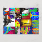 eiffelenkollage briefkaart (Voorkant)