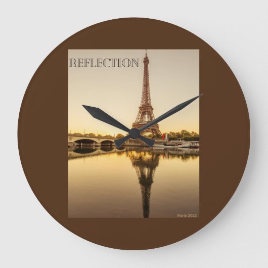 Eiffelreflecties Grote Klok (Voorkant)