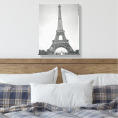 Eiffeltoren, 1887-89 canvas afdruk (Insitu (Slaapkamer))
