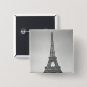 Eiffeltoren, 1887-89 vierkante button 5,1 cm (Voorkant /achterkant)