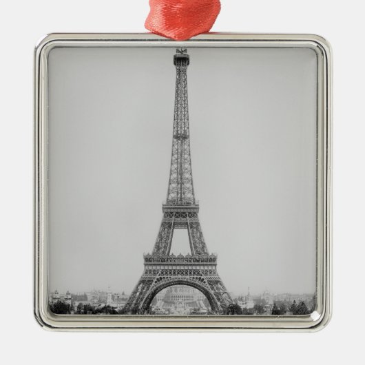 Eiffeltoren 2 metalen ornament (Voorkant)