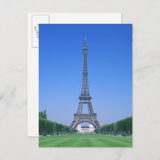 Eiffeltoren 3 briefkaart (Voorkant / Achterkant)