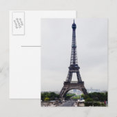 Eiffeltoren 4 briefkaart (Voorkant / Achterkant)