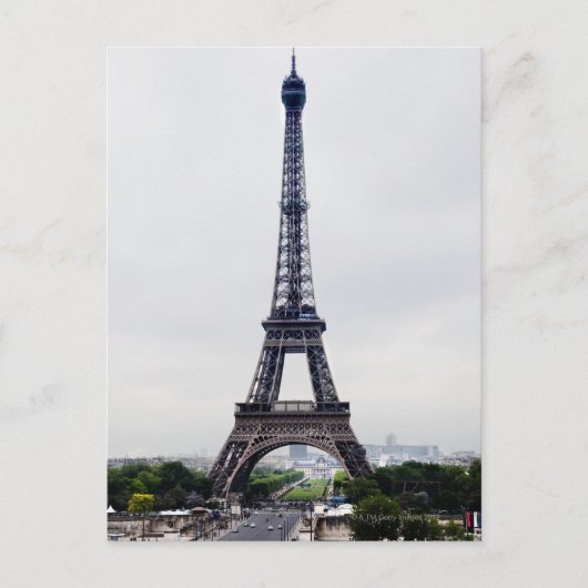 Eiffeltoren 4 briefkaart (Voorkant)