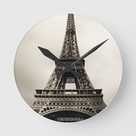 Eiffeltoren 8 ronde klok (Voorkant)