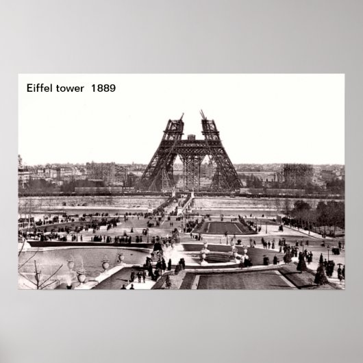 Eiffeltoren afdrukken poster (Voorkant)