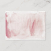 Eiffeltoren Aquarel Huwelijksdetails kaart (Achterkant)