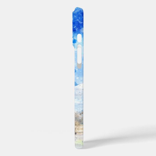 Eiffeltoren aquarelschildering Case-Mate iPhone case (Achterkant / Links)