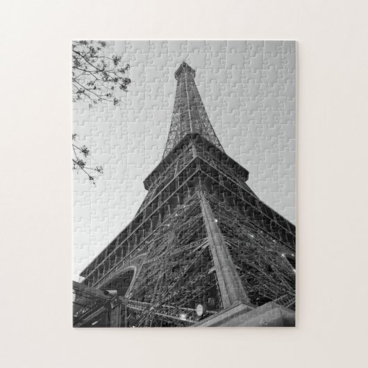 Eiffeltoren b/w legpuzzel (Verticaal)