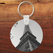 Eiffeltoren b/w sleutelhanger (Voorkant)