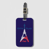Eiffeltoren Bagagelabel (Voorkant (verticaal))