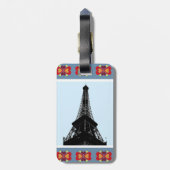 Eiffeltoren Bagagelabel (Achterkant verticaal)