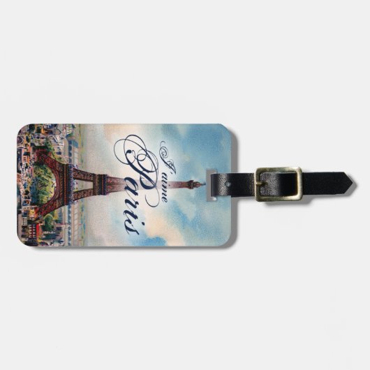  Eiffeltoren Bagagelabel (Voorkant horizontaal)