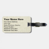 Eiffeltoren  Bagagelabel (Achterkant horizontaal)