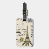 Eiffeltoren Bagagelabel (Voorkant verticaal)