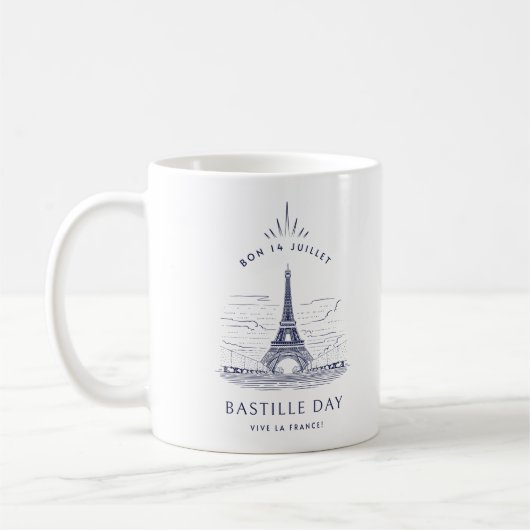  Eiffeltoren Bastille Day Koffiemok (Links)