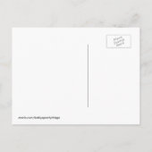 Eiffeltoren Bewaar de datum Briefkaart (Achterkant)