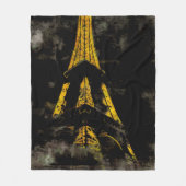 Eiffeltoren bij nacht fleece deken (Voorkant)
