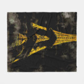 Eiffeltoren bij nacht fleece deken (Voorkant (Horizontaal))