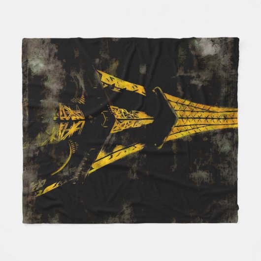 Eiffeltoren bij nacht fleece deken (Voorkant (Horizontaal))