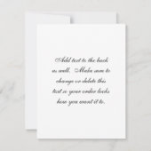 Eiffeltoren bij nacht kaart (Achterkant)