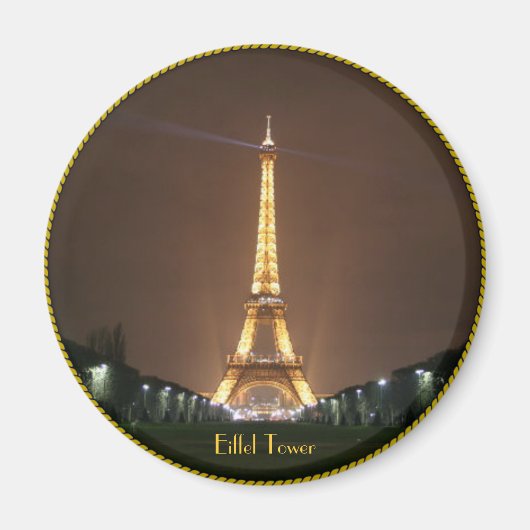 Eiffeltoren bij nacht magneet (Voorkant)