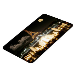 Eiffeltoren bij nacht magneet