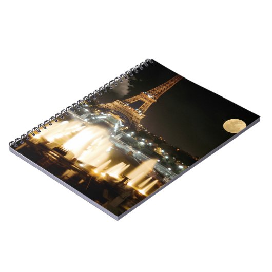Eiffeltoren bij nacht notitieboek (Linkerzijde)