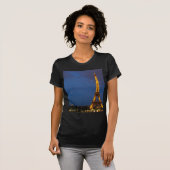 Eiffeltoren bij nacht t-shirt (Voorkant volledig)