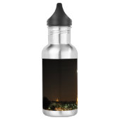 Eiffeltoren bij nacht waterfles (Links)