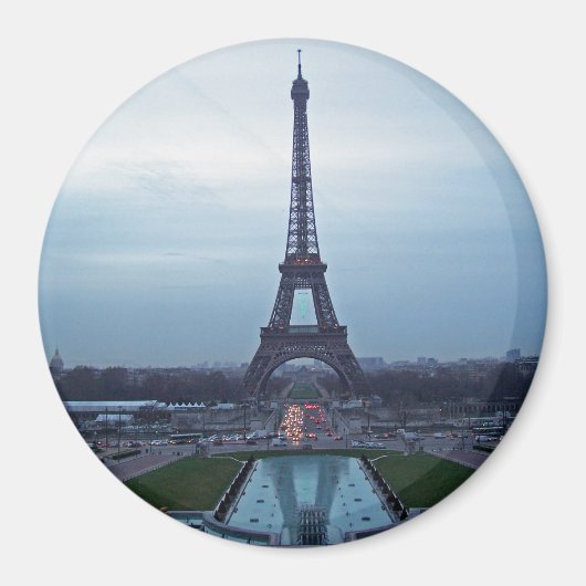 Eiffeltoren bij zonsopgang magneet (Voorkant)
