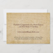 Eiffeltoren Blauw Parijse Vrijgezellenfeest Kaart (Achterkant)