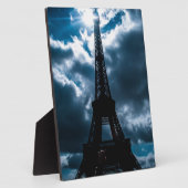 Eiffeltoren Blauwe Nacht Fotoplaat (Zijkant)