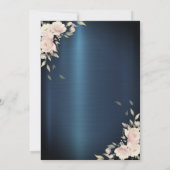 Eiffeltoren Bloemen Frame Jurk Vlinder Kaart (Achterkant)