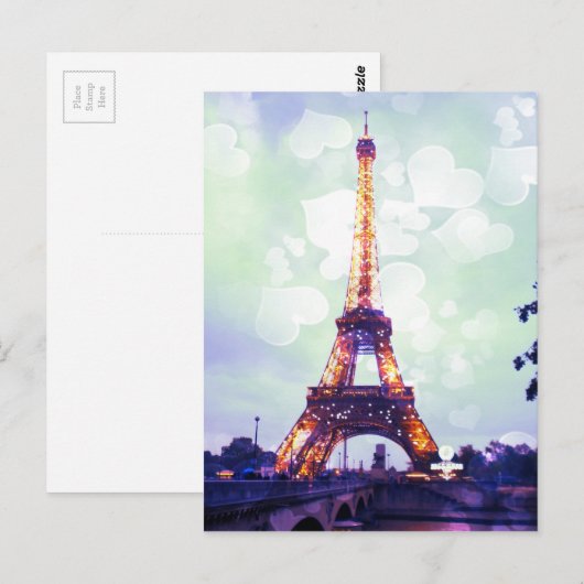 Eiffeltoren Briefkaart (Voorkant / Achterkant)