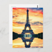 Eiffeltoren Briefkaart (Voorkant / Achterkant)