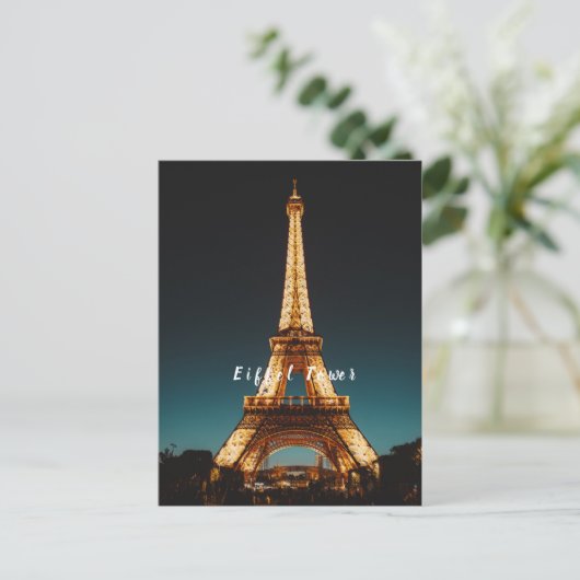 Eiffeltoren Briefkaart (Staand voorkant)