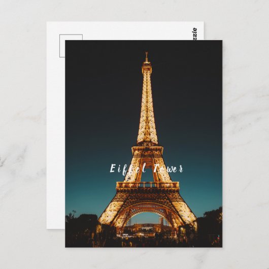 Eiffeltoren Briefkaart (Voorkant / Achterkant)