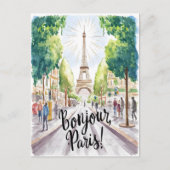 Eiffeltoren Briefkaart (Voorkant)