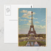  Eiffeltoren Briefkaart (Voorkant / Achterkant)