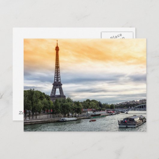 Eiffeltoren Briefkaart (Voorkant / Achterkant)