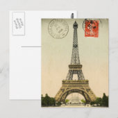Eiffeltoren Briefkaart (Voorkant / Achterkant)